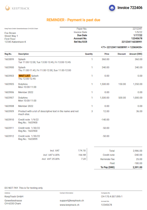Invoice Invoice
