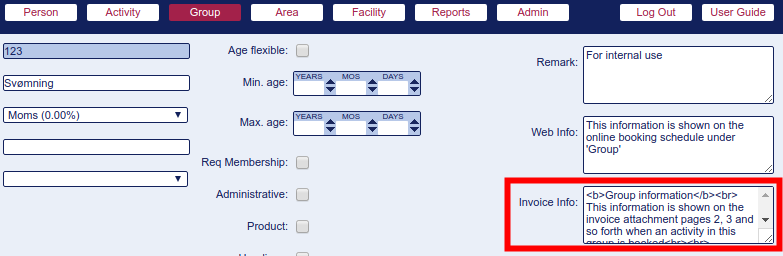 Invoice Group Invoice Group