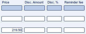 Discount lower Discount lower