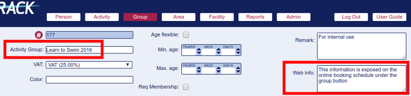Online Booking Schedule Schedule