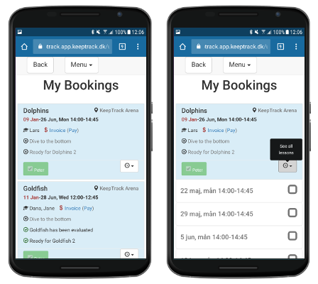 My Bookings My Bookings